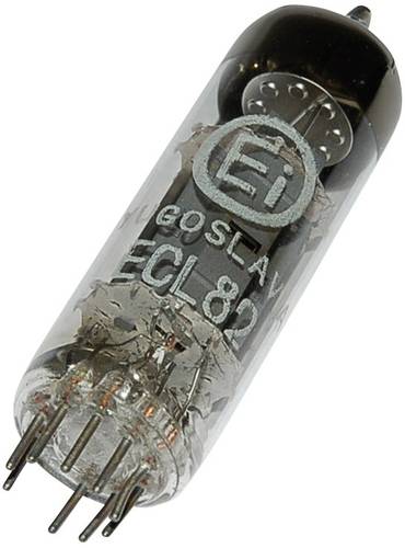 BTB Vertrieb ECL 82 = 6 BM 8 Elektronenröhre Triode-Pentode 100 V, 170 V 3.5 mA, 41 mA Polzahl: 9 S