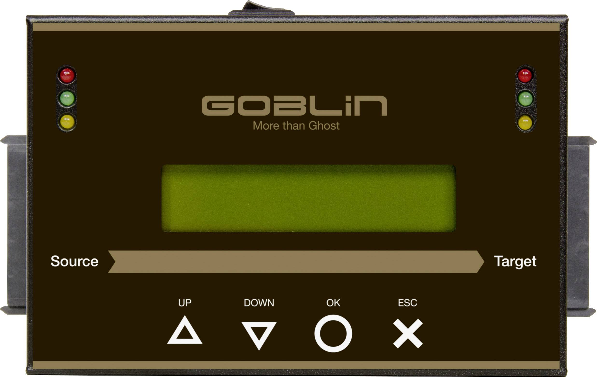 Renkforce Goblin-HS268 1fach Festplatten-Kopierstation SATA mit Imageverwaltung, tragbar