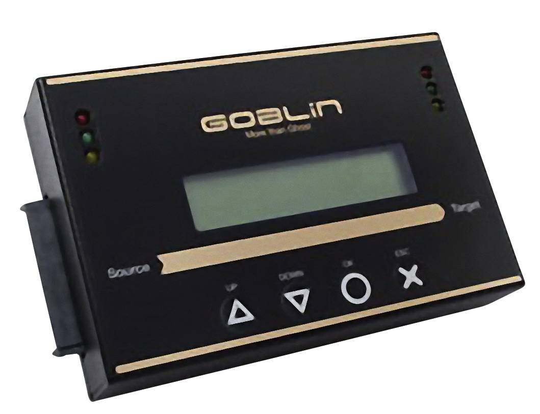 Renkforce Goblin-HS268 1fach Festplatten-Kopierstation SATA mit Imageverwaltung, tragbar
