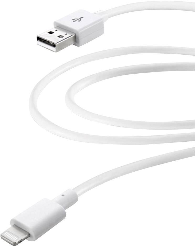 Vivanco USB-Kabel 2.00 m Weiß vergoldete Steckkontakte 35855