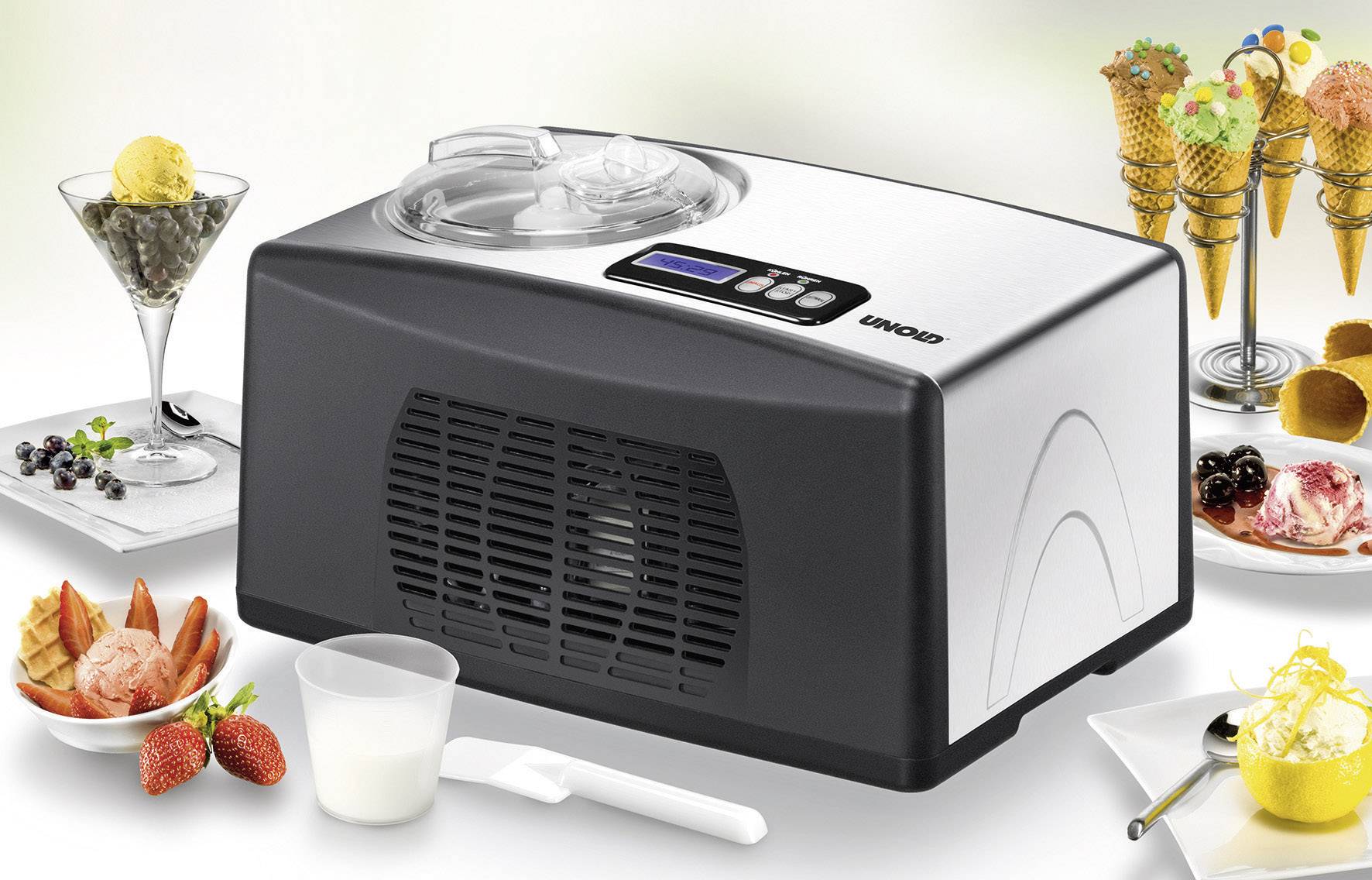 Unold CORTINA Eismaschine inkl. Kühlaggregat 1.5l