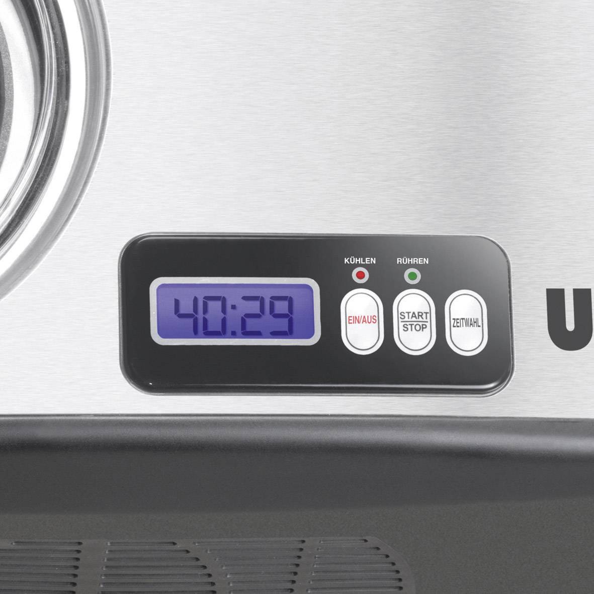 Unold CORTINA Eismaschine inkl. Kühlaggregat 1.5l