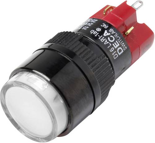 D16LAR1-1abCW Druckschalter 250 V/AC 5A 1 x Aus/Ein IP40 rastend 1St.