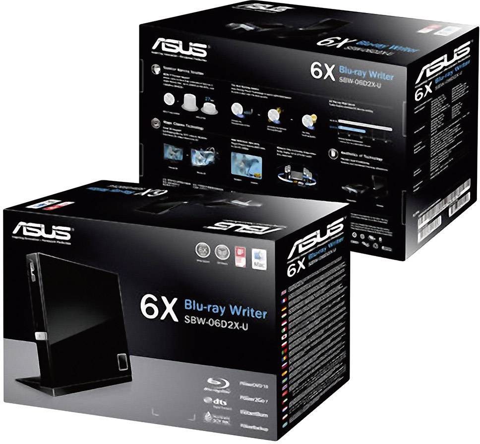ASUS SBW-06D2X-U - Laufwerk - BDXL - 6x2x6x - USB 2.0