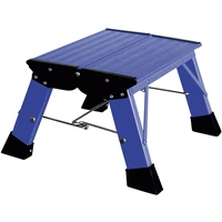 Krause Treppy PlusLine 130341 Aluminium Doppel-Klapptritt klappbar Arbeitshöhe (max.): 2.20m Blau 1.8kg Krause Treppy PlusLine 130341 Aluminium Doppel-Klapptritt klappbar Arbeitshöhe (max.): 2.20m Blau 1.8kg