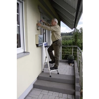 Krause Safety 127921 Aluminium Stufen-Stehleiter Arbeitshöhe (max.): 2.85m Silber 5.5kg Krause Safety 127921 Aluminium Stufen-Stehleiter Arbeitshöhe (max.): 2.85m Silber 5.5kg