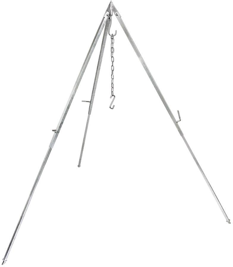 Petromax Dreifuß D1 Holzkohle Dreibein-Grill klappbar  Silber