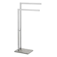 Wenko Granit Handtuchhalter 2 Handtuchstangen, rostfrei Stand Edelstahl, Polyresin Wenko Granit Handtuchhalter 2 Handtuchstangen, rostfrei Stand Edelstahl, Polyresin
