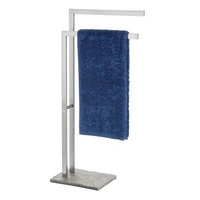 Wenko Granit Handtuchhalter 2 Handtuchstangen, rostfrei Stand Edelstahl, Polyresin Wenko Granit Handtuchhalter 2 Handtuchstangen, rostfrei Stand Edelstahl, Polyresin