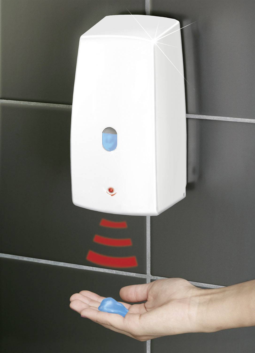 Seifenspender Wenko Wand 18416800 650 ml Weiß