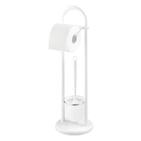Wenko Siena WC-Garnitur Stand Weiß, Chrom (satiniert) 1 St. Wenko Siena WC-Garnitur Stand Weiß, Chrom (satiniert) 1 St.