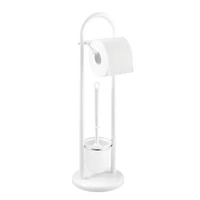 Wenko Siena WC-Garnitur Stand Weiß, Chrom (satiniert) 1 St. Wenko Siena WC-Garnitur Stand Weiß, Chrom (satiniert) 1 St.