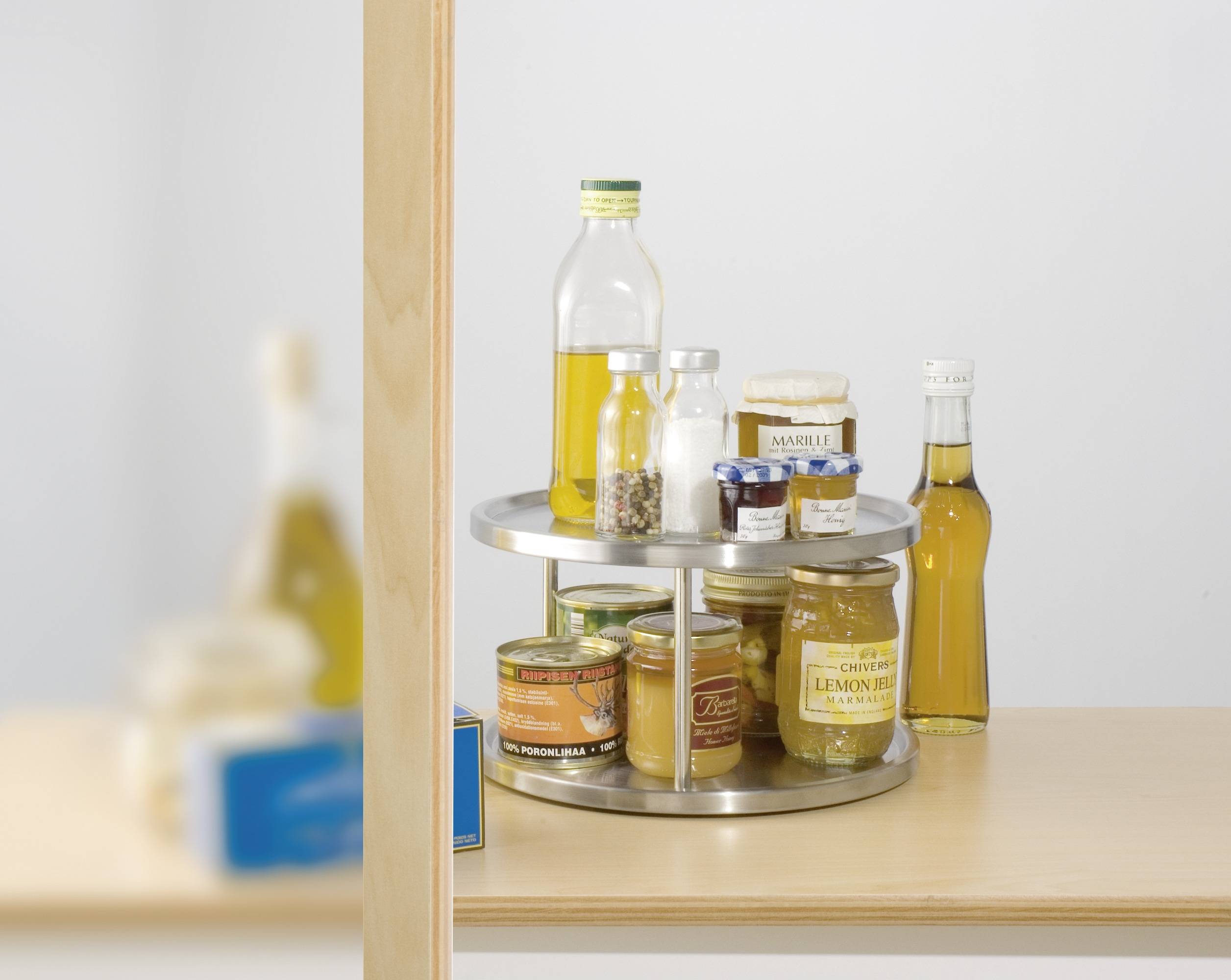 Wenko Schrankrondell Duo , Edelstahl rostfrei 2335800