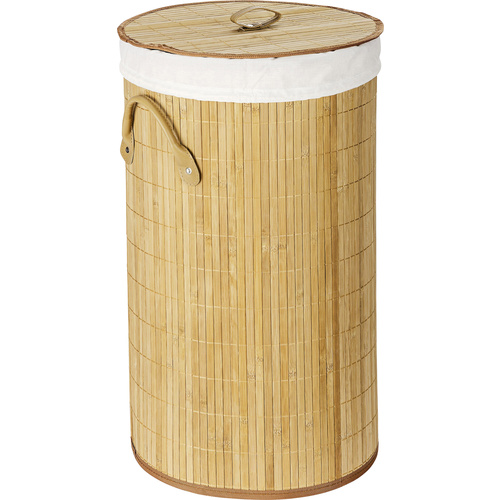 Wenko Wäschetruhe Bamboo Natur, Wäschekorb