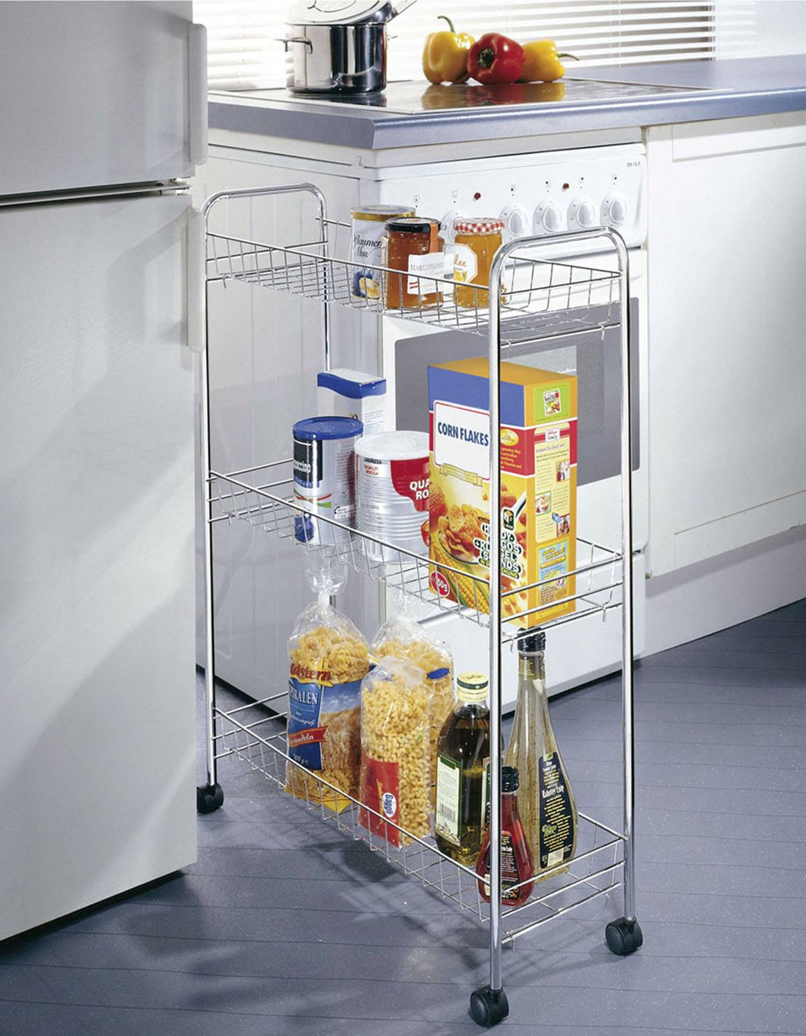 Wenko Rollregal Slim Chrom 4251010800