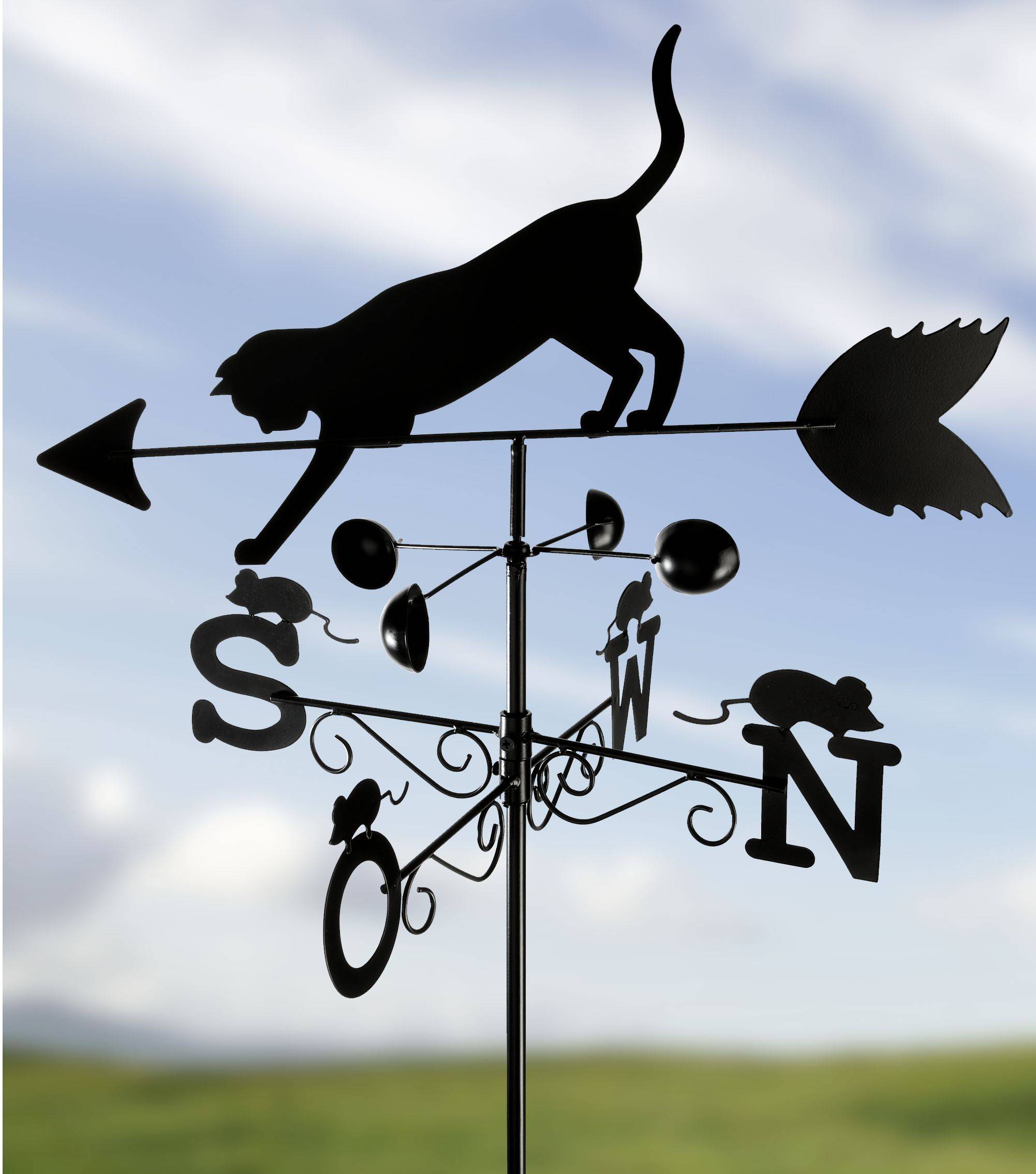 Wenko Wetterfahne Katze, Wetterhahn 8168500