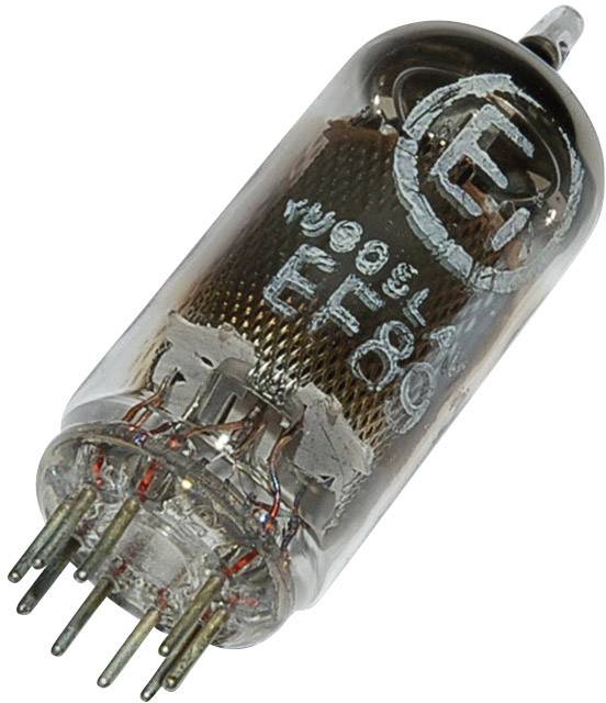 BTB Vertrieb EF 89 = 6 DA 6 Elektronenröhre Pentode 250 V 9 mA Polzahl: 9 Sockel: Noval Inhalt 1 St.