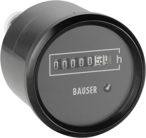 Bauser 588.2/008-021-0-1-001 DC-Betriebsstundenzähler rund