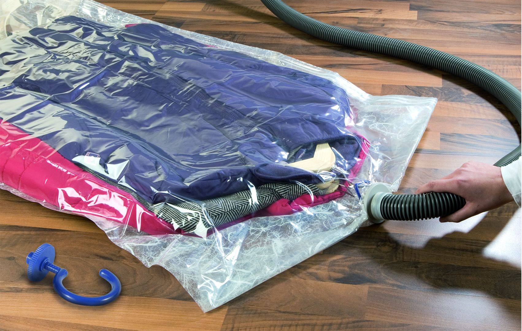 Wenko Raumspar-Kleidersack-Set L & XL, 2er Set