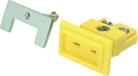 B + B Thermo-Technik 0220 0134 Miniaturkupplungsdose Typ K, gelb | -50...+120°C Gelb Inhalt: 1St.