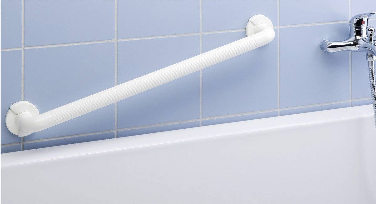 Wenko 17932800 Secura Wandgriff Aluminium, Kunststoff Weiß 1 St.