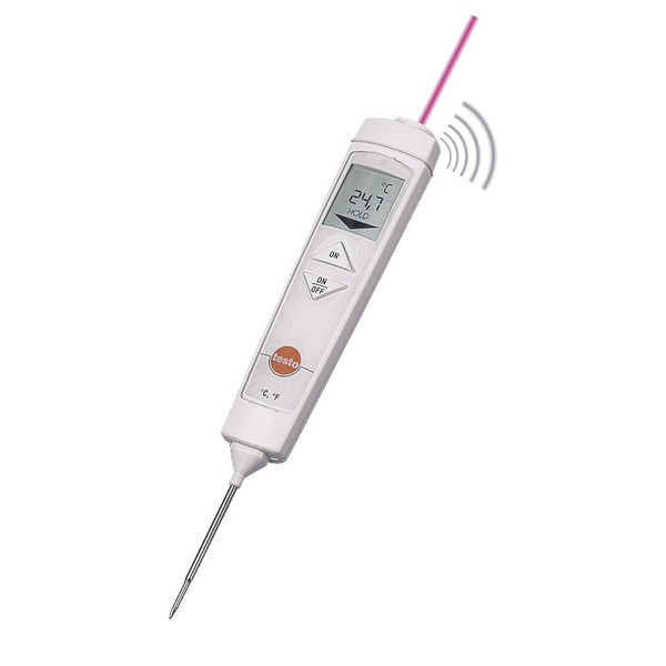 Testo 826-T4 Infrarot-Thermometer Optik 6:1 -30 - +300°C Kontaktmessung