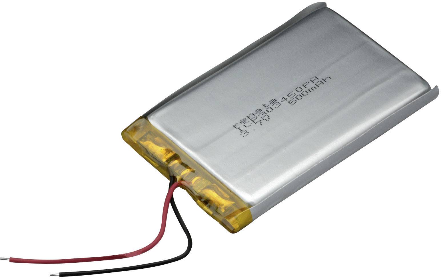 Renata ICP303450PA Spezial-Akku Prismatisch Kabel LiPo 3.7 V 500 mAh 1 St.