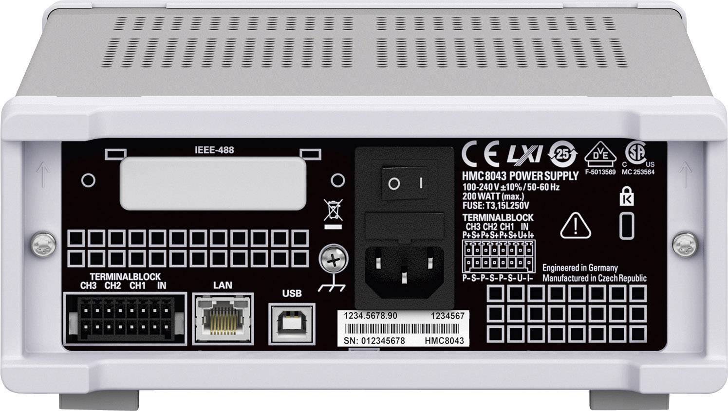 Rohde & Schwarz HMC8043 Labornetzgerät, einstellbar 0 - 32 0 - 3 A 100 W USB-Host, USB, Ethernet Anzahl Ausgänge 3 x
