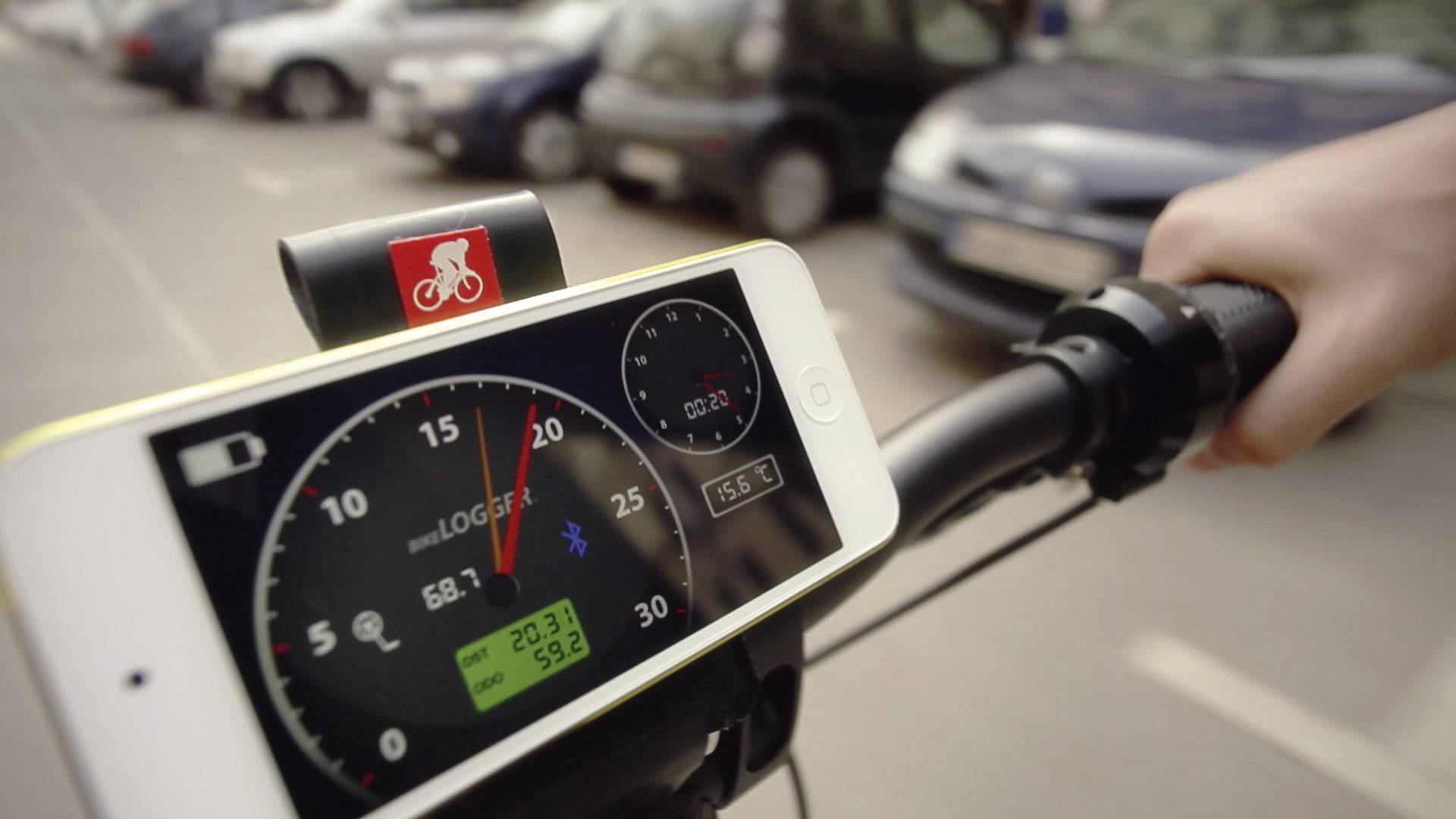 BikeLogger C Bluetooth-Sicherung Schwarz