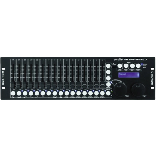 Eurolite DMX Move Control 512 DMX Controller 32-Kanal 19 Zoll-Bauform Eurolite DMX Move Control 512 DMX Controller 32-Kanal 19 Zoll-Bauform