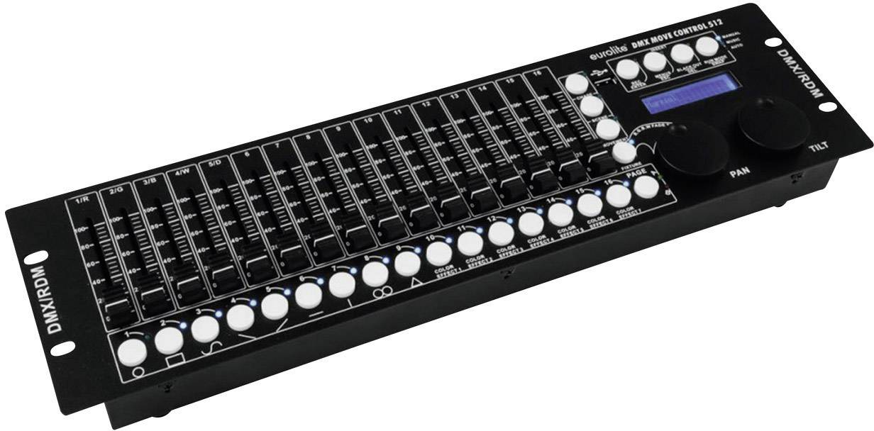 Eurolite DMX Move Control 512 DMX Controller 32-Kanal 19 Zoll-Bauform