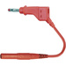 Stäubli 66.9411-10022 Sicherheits-Messleitung [Lamellenstecker 4mm - Lamellenstecker 4 mm] 1.00m Rot 1St.