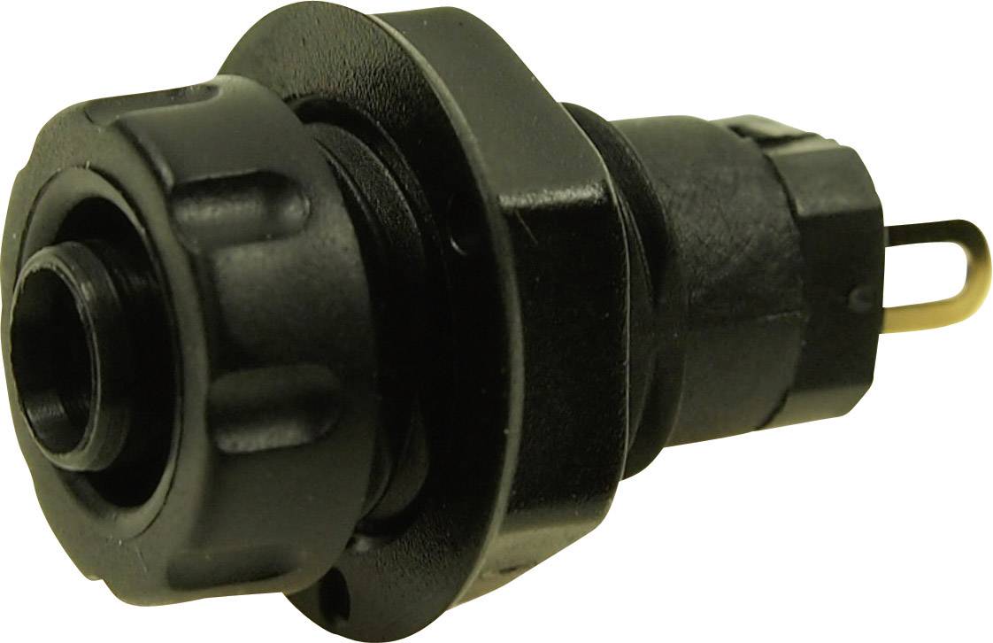 Cliff FCR14460D Laborbuchse Buchse, Einbau vertikal Stift-Ø: 4mm Schwarz