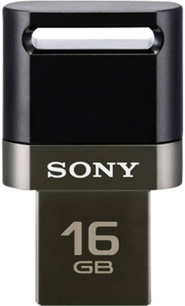 Sony OTG USB-Zusatzspeicher Smartphone/Tablet Schwarz 16 GB USB 2.0, Micro USB
