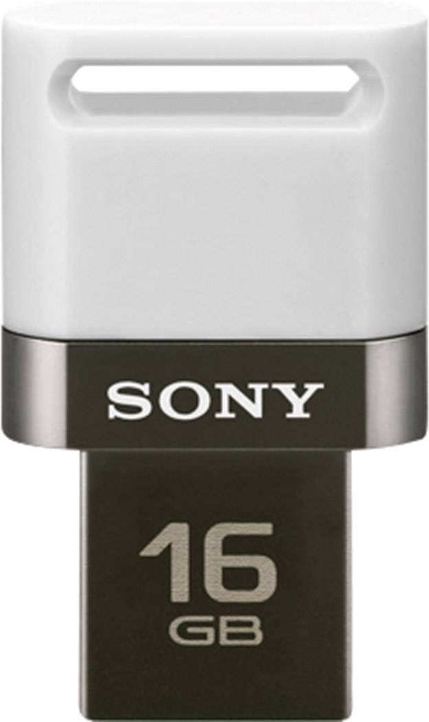 Sony OTG USB-Zusatzspeicher Smartphone/Tablet Weiß 16 GB USB 2.0, Micro USB