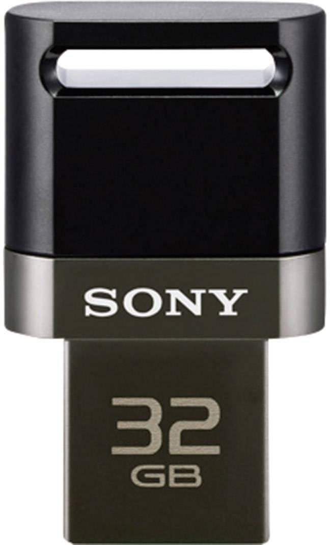 Sony OTG USB-Zusatzspeicher Smartphone/Tablet Schwarz 32 GB USB 2.0, Micro USB