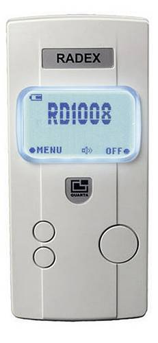 RADEX RD1008 Geigerzähler Strahlung: Beta, Gamma akustischer Warnton, inkl. Dosimeterfunktion