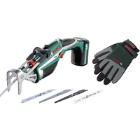 Bosch Home and Garden Keo Set Akku-Gartensäge + 5 Sägeblätter + Gartenhandschuhe + Tragekoffer 10.8V Li-Ion 0600861906 Bosch Home and Garden Keo Set Akku-Gartensäge + 5 Sägeblätter + Gartenhandschuhe + Tragekoffer 10.8V Li-Ion 0600861906