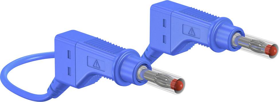 Stäubli 66.9405-20023 Sicherheits-Messleitung Lamellenstecker 4mm Lamellenstecker 4mm 2.00m Blau 1St.