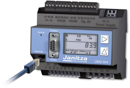 Janitza UMG 604E BACnet Netz-Analysegerät 3phasig, 1phasig mit Loggerfunktion