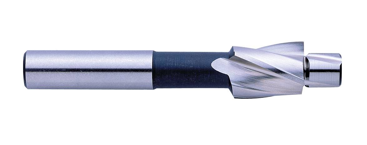 Metallbohrer mit spiraliger Schneide und zylindrischem Schaft, geeignet für präzises Bohren in Metalloberflächen.