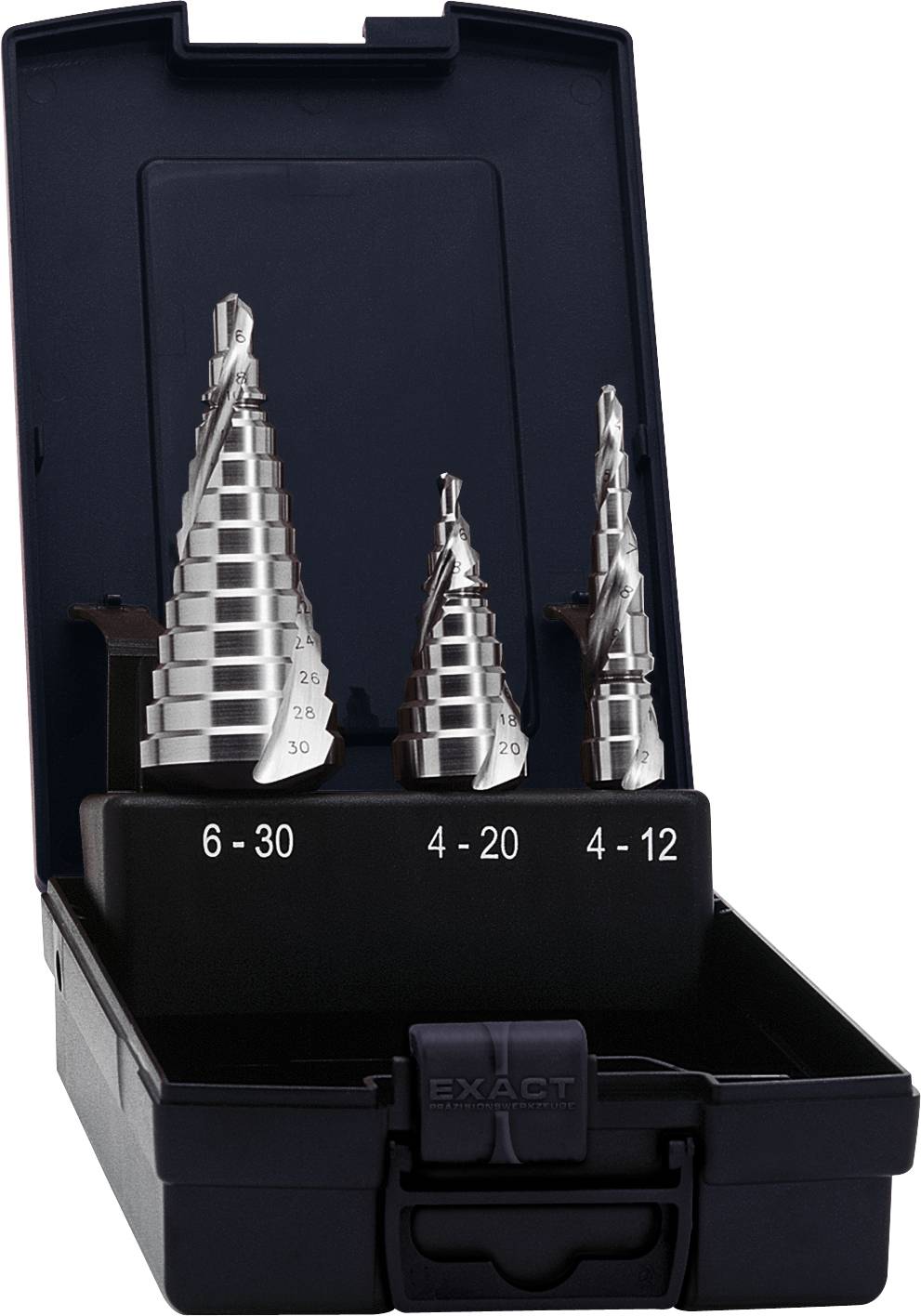 Exact 07029 HSS Stufenbohrer 3-Flächenschaft 1St.