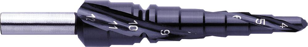 Exact 07039 HSS Stufenbohrer-Set TiAIN 3-Flächenschaft 1St.