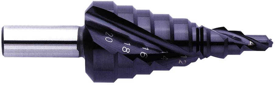 Exact 07039 HSS Stufenbohrer-Set TiAIN 3-Flächenschaft 1St.