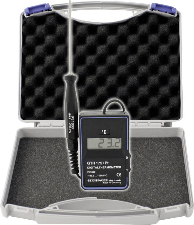 Greisinger GTH 175/PT-WPT3 Temperatur-Messgerät kalibriert (ISO) -199.9 bis +199.9°C Fühler-Typ Pt1000