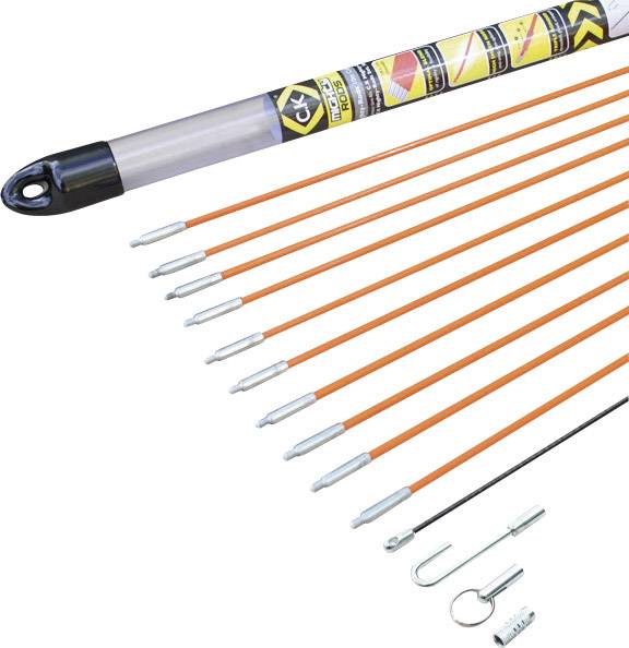 Kabel-Einziehstangensatz “Mighty-Rod”, 10 Meter T5410 C.K 10m