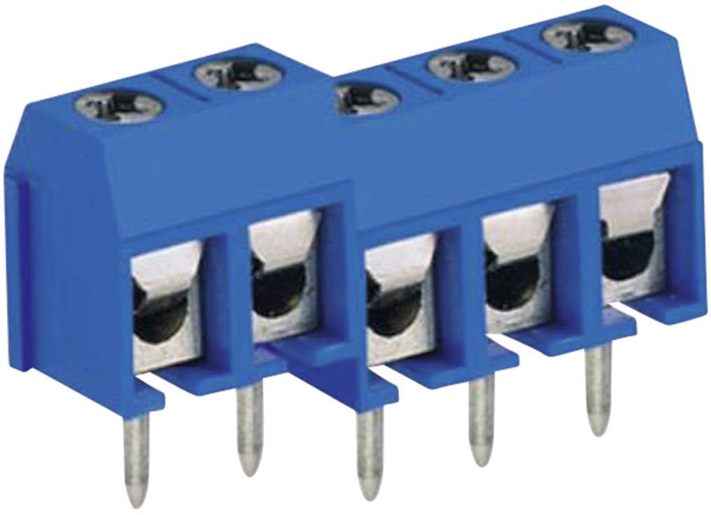 DECA 1282826 Schraubklemmblock 1.50mm² Polzahl 2 Blau