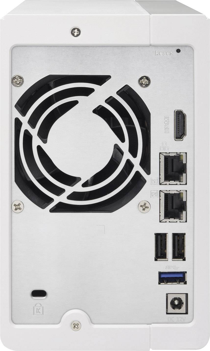 QNAP NAS-Server 4 TB bestückt mit 2x 2TB WD Red™ TS-231-4TB-WR