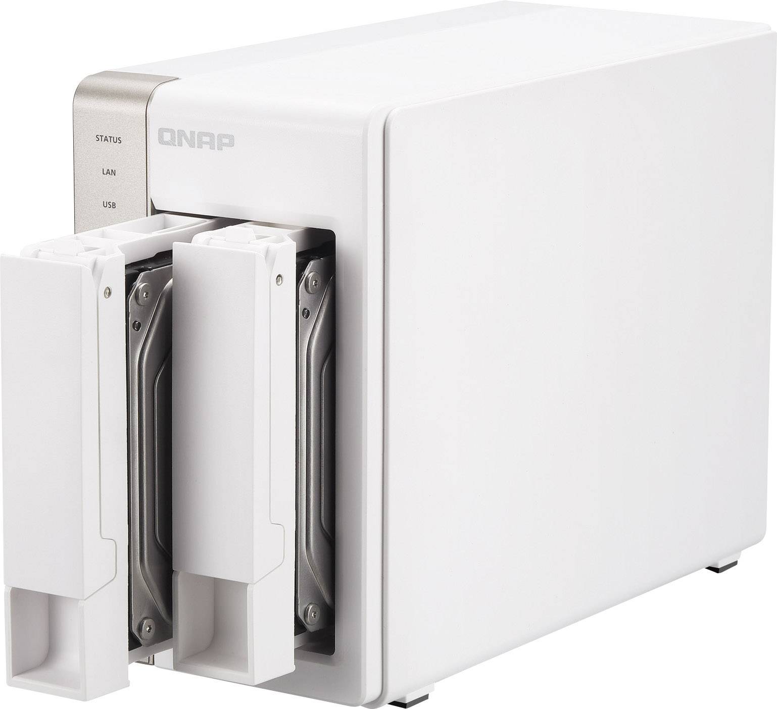 QNAP NAS-Server 4 TB bestückt mit 2x 2TB WD Red™ TS-231-4TB-WR