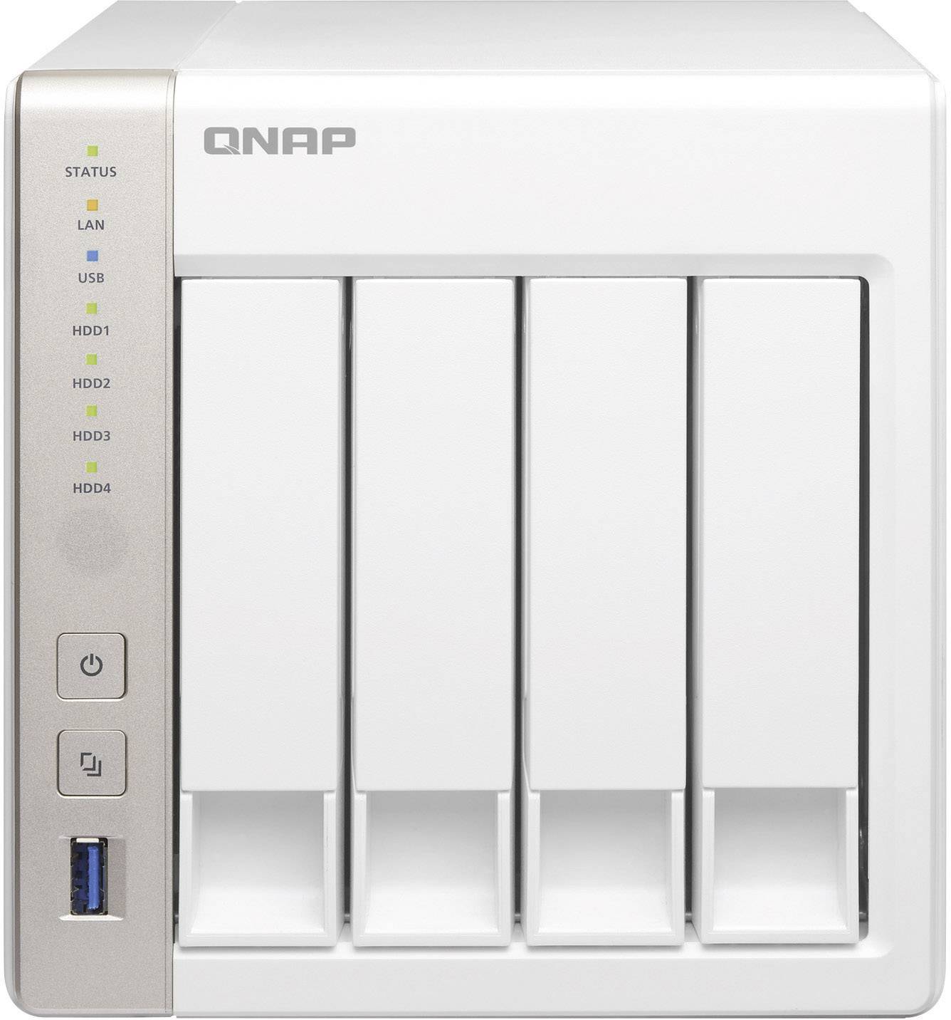 QNAP NAS-Server 12 TB bestückt mit 4x 3TB WD Red™ TS-451-12TB-WR